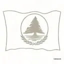 lebanon flag tattoo design idea