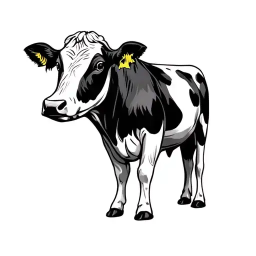 Fleur Magnolia Firefighters Corne Cow tattoo design idea