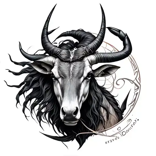 Taurus And Sagittarius and cancer and Scorpio zodiac Combined tattoo design idea