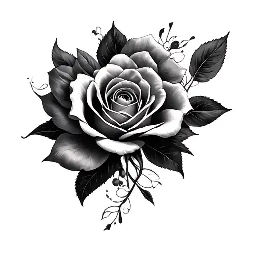 fade in/fade out tattoo design idea