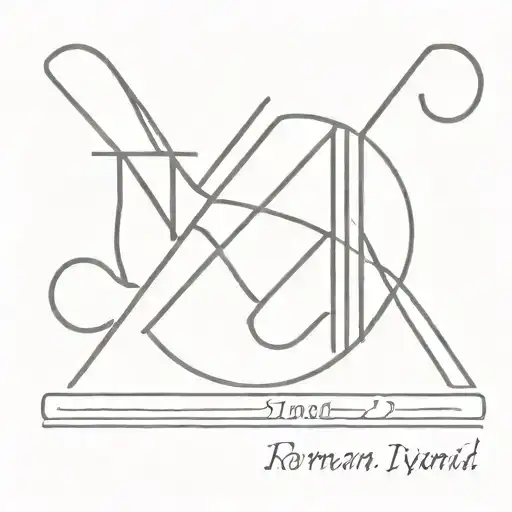 Date 22 02 1977 roman numerals tattoo design idea