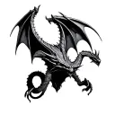 Gothic Gargoyle tattoo design idea