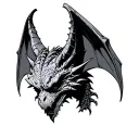 Gothic Gargoyle tattoo design idea