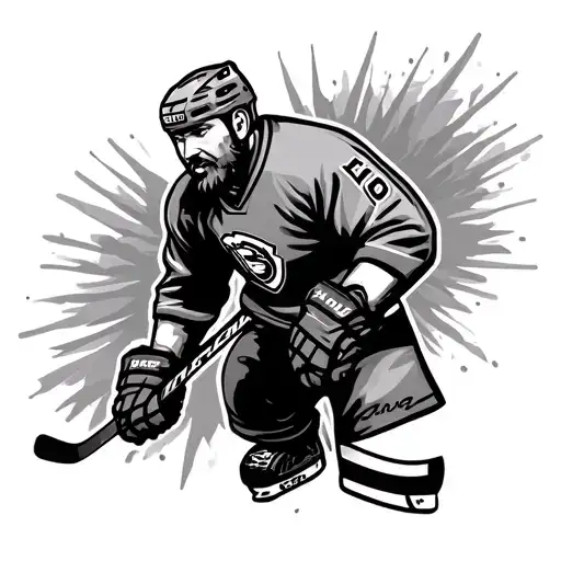 John warrior hockey dad tattoo design idea