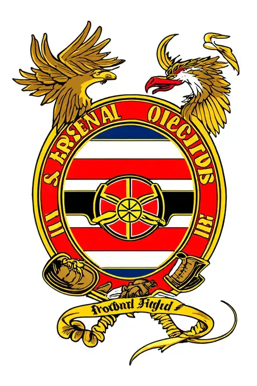 arsenal football club tattoo design idea