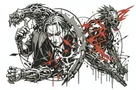 fullmetal alchemist brotherhood Fear God Honour tattoo design idea