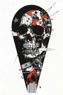 in memory of my father  tattoo design idea