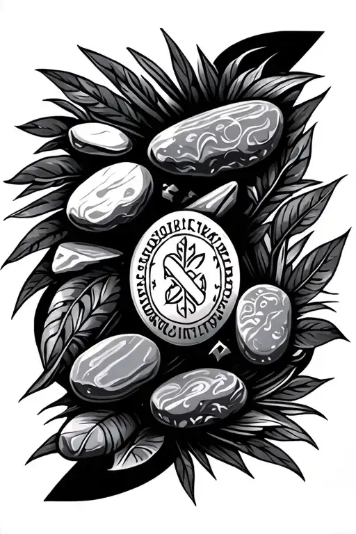 Guam Tribal fore arm sleeve. Include latte stones and the guam seal tattoo design idea