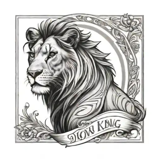 Scar from the Lion King with a quote and deep meaning that is powerful and a quote tattoo design idea