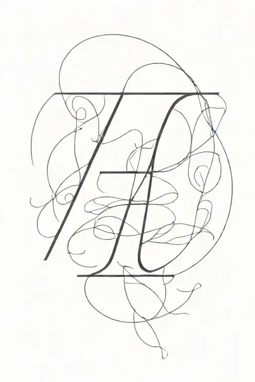letters A L I tattoo design idea