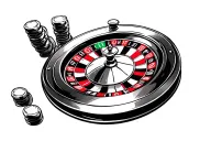 casino roulette wheel tattoo design idea