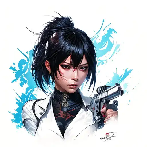 Ada Wong (Resident Evil) tattoo design idea