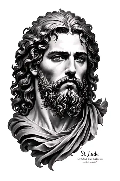 st Jude tattoo design idea