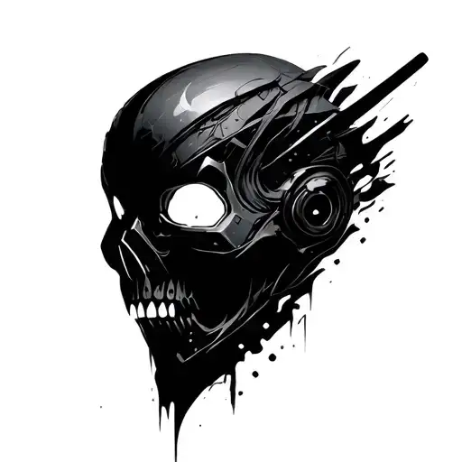 Cyberware tattoo design idea