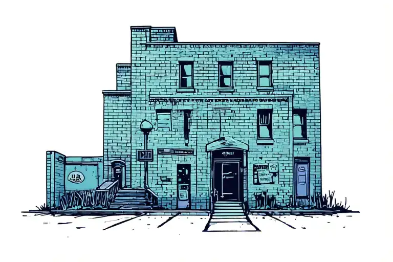 Brick Walls tattoo design idea