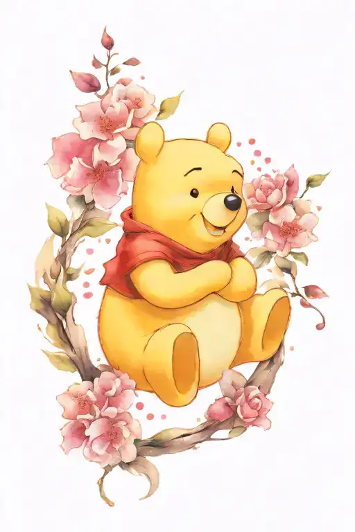 Winnie the Pooh tattoo design idea
