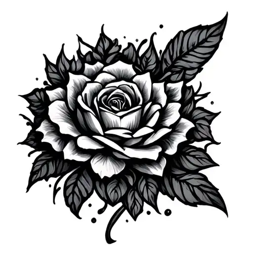 Border tattoo design idea