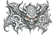 devil tattoo design idea