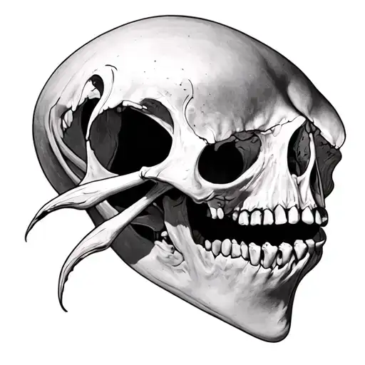 Vertebra tattoo design idea