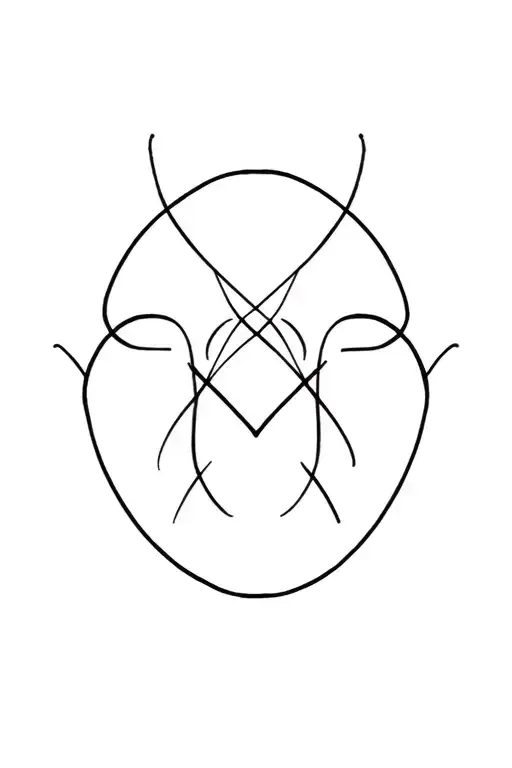 zodiac gemini symbol tattoo design idea