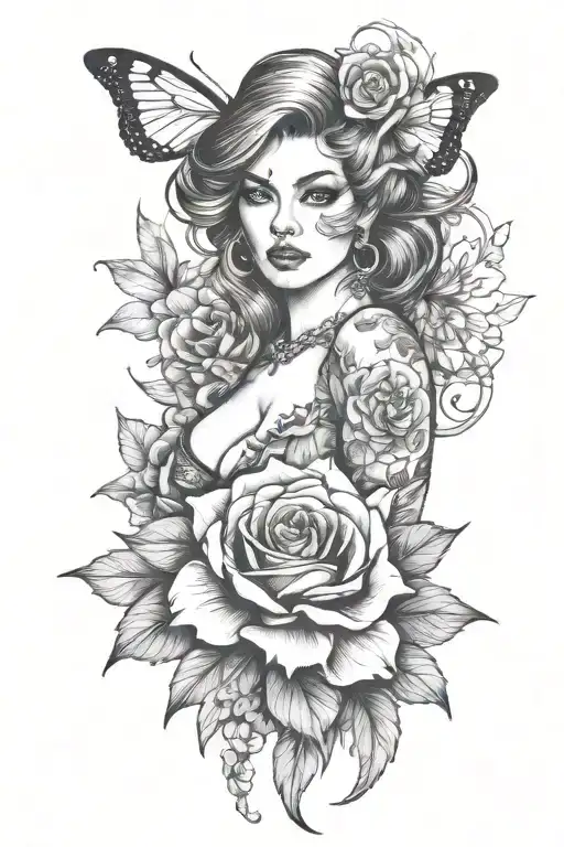 bbc slut tattoo design idea