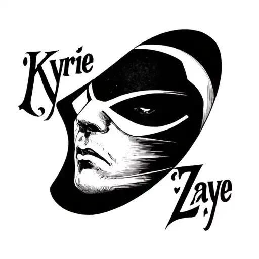 "Kyrie N Zaye" Moon Knight tattoo design idea