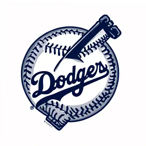 At the Dodgers tattoo design idea