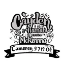 name and birthdays unique design combining Cayden 9/14/03Hannah 9/19/04McKenna 9/19/04Camren 7/19/04 tattoo design idea