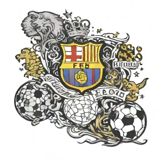 1. Location or Coordinates of the countries I lived in * Ecuador * Chile * Mexico * (USA) I LOVE FOOTBALL FC Barcelona tattoo design idea