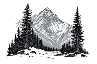 mount currie tattoo design idea