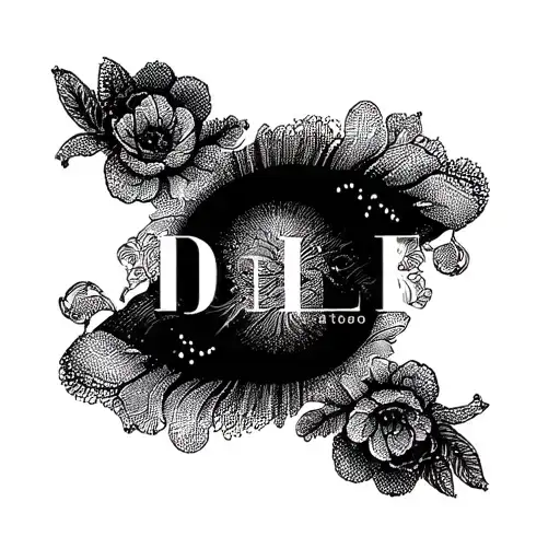 Danielle name tattoo design idea