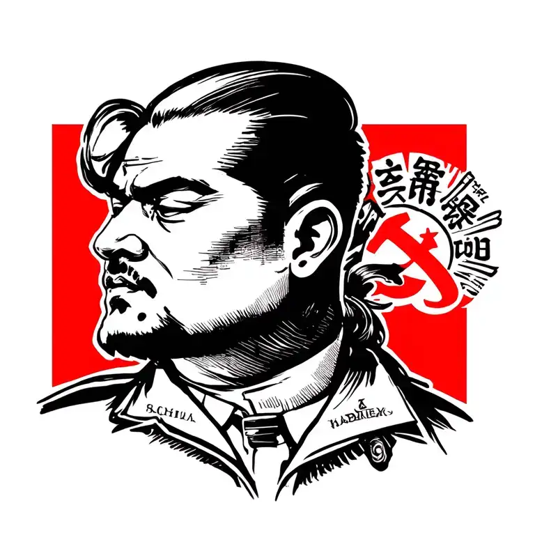 Fallout style communist and socialist tattoo design tattoo design idea