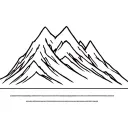 Mountain with GPS coordinates tattoo design idea