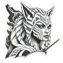 Ahsoka Tano, "This is a new day, a new beginning"  tattoo design idea