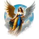 444 angel number tattoo design idea