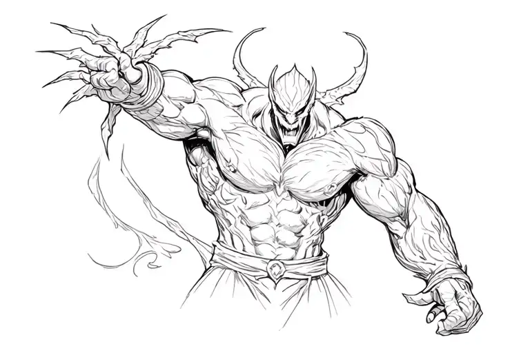balrog tattoo design idea