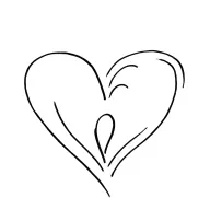 love heart tattoo design idea