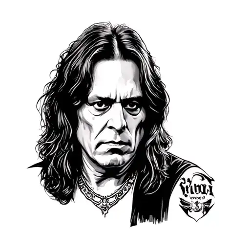 Ozzy Osbourne tattoo design idea