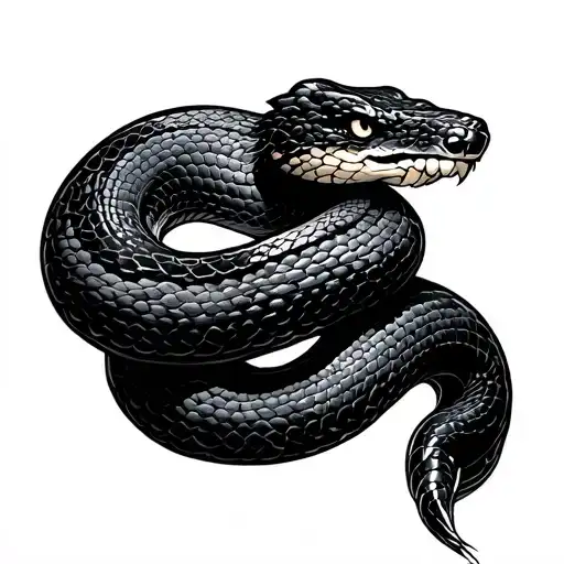 yeat snake tattoo design idea