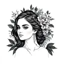 A small, elegant tattoo design for the ring finger to represent my wife, Ceren. Style should be minimalistic and black a tattoo design idea