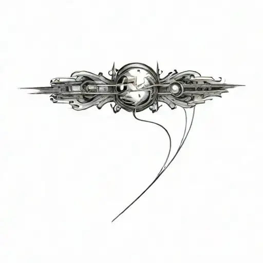 Cover Up Space tattoo design idea