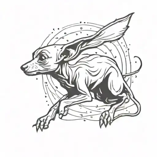 dobby patronus tattoo design idea