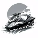 Jet ski tattoo design idea