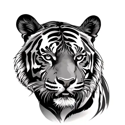 colosseum tiger tattoo design idea