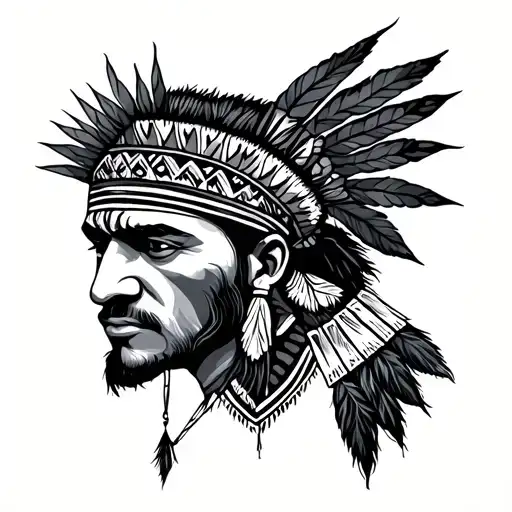 Mapuche tattoo design idea