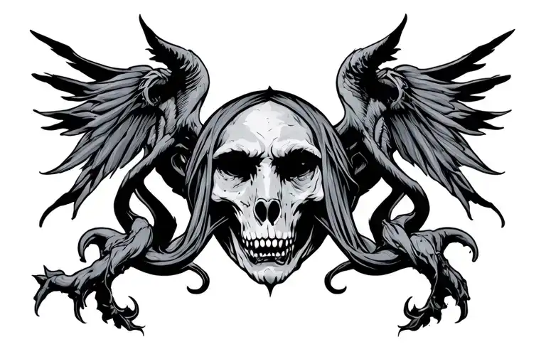 incubus mark representing anal, dominance, and breeding tattoo design idea