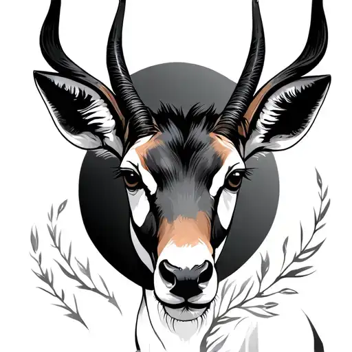 Springbok tattoo design idea