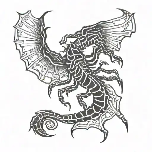 Scorpio - Sagittarius tattoo design idea