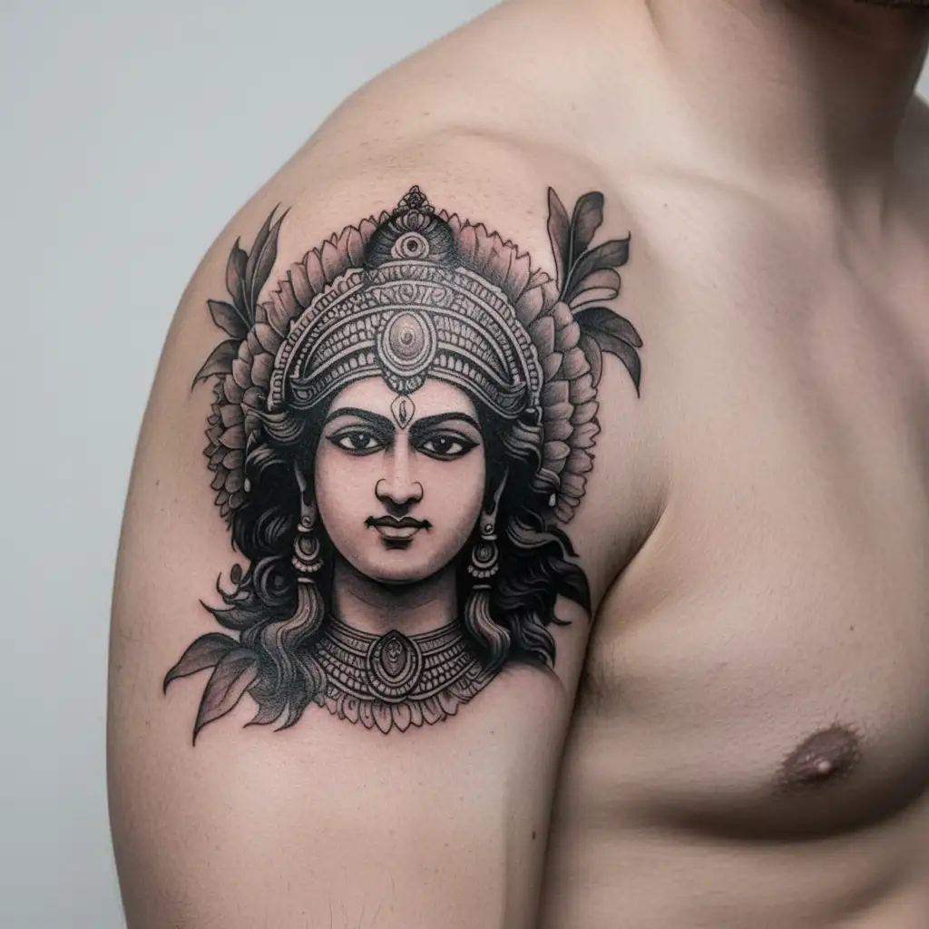 Murugan tattoo design idea