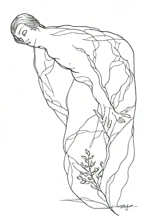 Solitude tattoo design idea